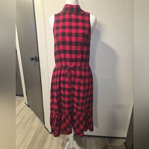 BP. Red and Black Checkered Dress